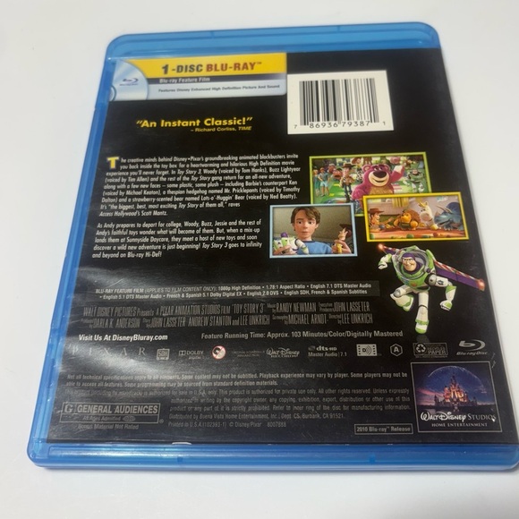 Disney Pixar's "Toy Story 3," Blu-ray released in 2010 - Picture 2 of 3